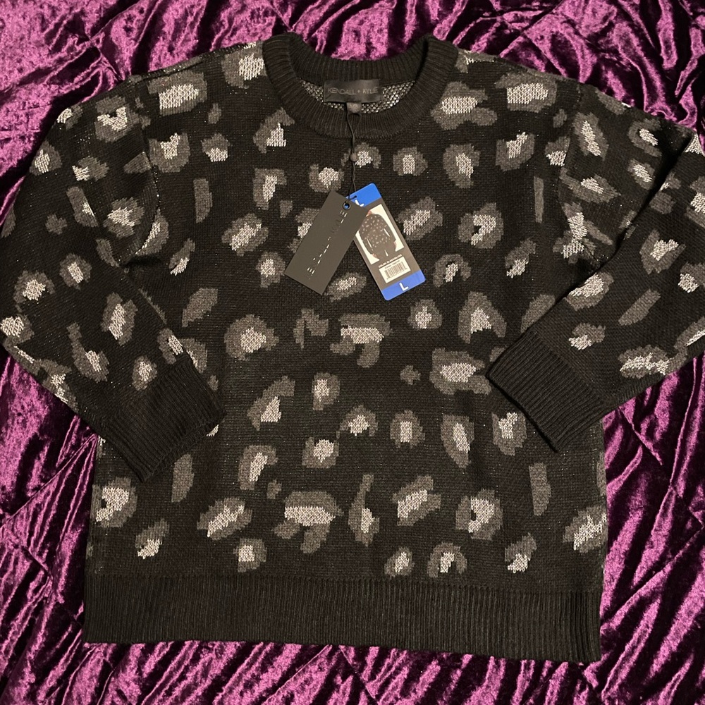 Kendall and Kylie leopard sweater